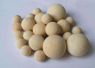 La bola de cerámica de los transportes llanos de cerámica Al2O3, en la densidad 1100℃ es 3.7-3.99g/cm3