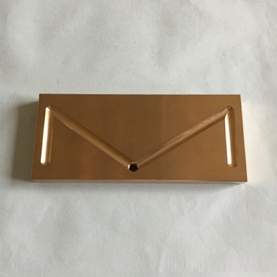 El grafito métrico de la placa del desgaste de Oilless tapó el proceso de bronce del CNC