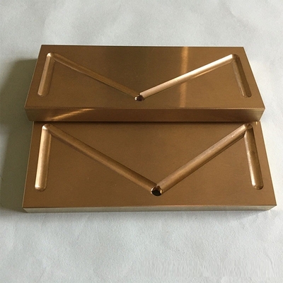El grafito métrico de la placa del desgaste de Oilless tapó el proceso de bronce del CNC