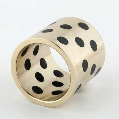 Cojinetes lisos de bronce del CNC del SOLLOZO con el lubricante sólido sin necesidad de mantenimiento